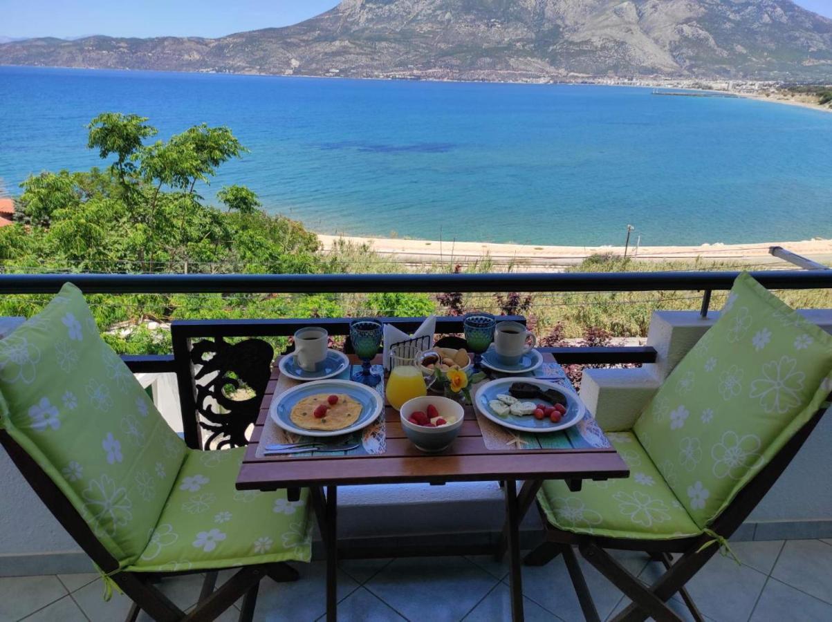 Seaside Sunset Apartment Corinth ภายนอก รูปภาพ